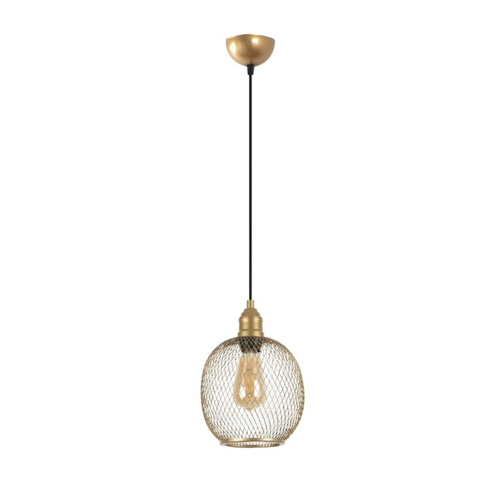 Opviq Lámpara de Araña de Metal Dorado con Altura Ajustable Opviq Lámpara de Araña de Metal Dorado con Altura Ajustable